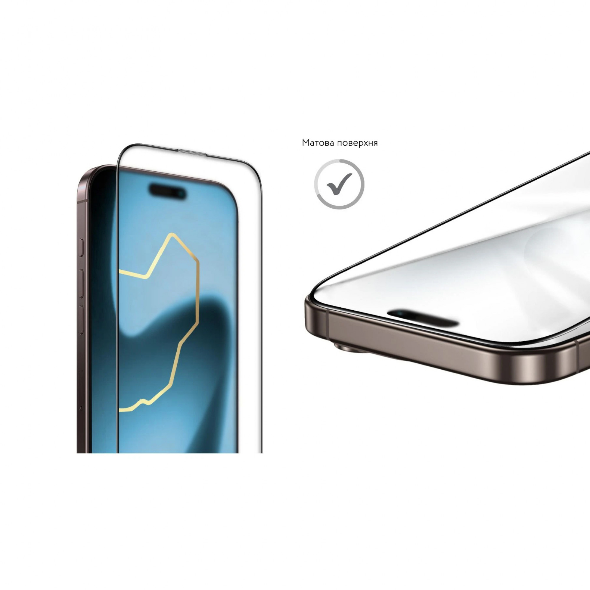 Защитное стекло iLera iPhone Air Black